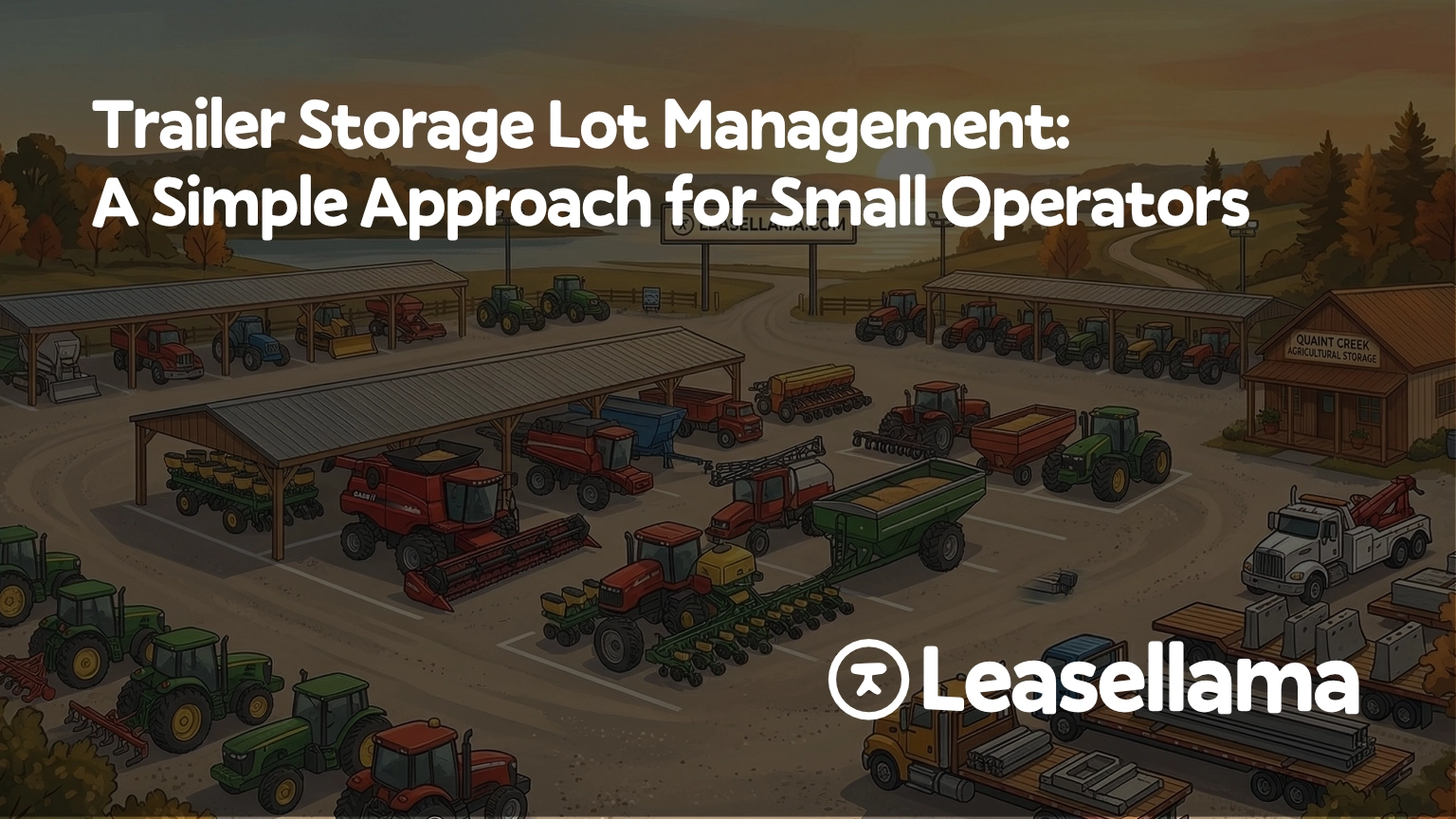 Trailer Storage Lot Management: A Simple Approach for Small Operators